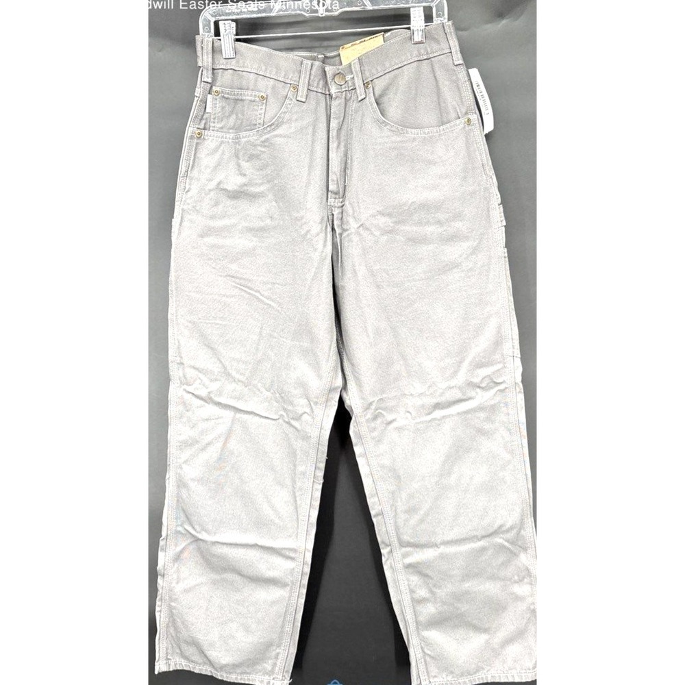 Carhartt Men's Gray Loose Original Fit Canvas Carpenter Jeans - Size 32/30 - NWT